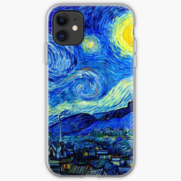 Starry Night by Van Gogh iPhone Soft Case