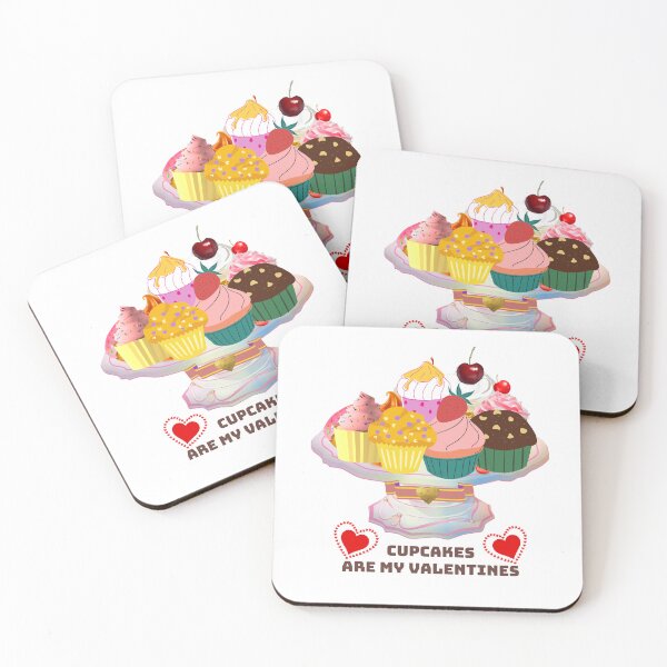 Item preview, Cute Mixed Cupcake: Cupcakes Are My Valentines  designed and sold by AmeliaStore1.
