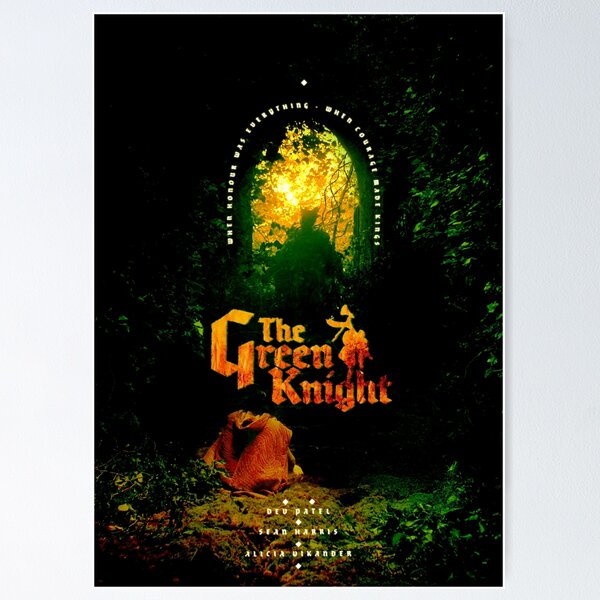 Item preview, THE GREEN KNIGHT (2021) Movie Poster designed and sold by seanlazonby.