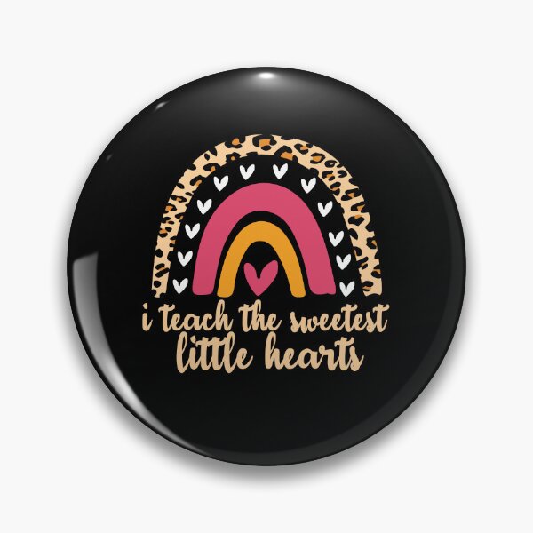 Item preview, I Teach The Sweetest little Hearts Rainbow Teacher Valentines Day Gift, Funny Valentine Teachers Quote designed and sold by holigan.
