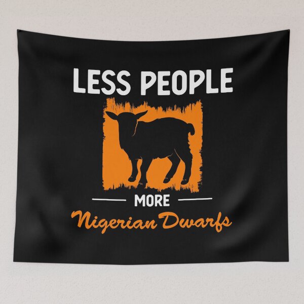 Item preview, Less People Goat Lover Nigerian Dwarf product designed and sold by jakehughes2015.