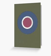 Vintage Look WW2 British Royal Air Force Roundel Greeting Card