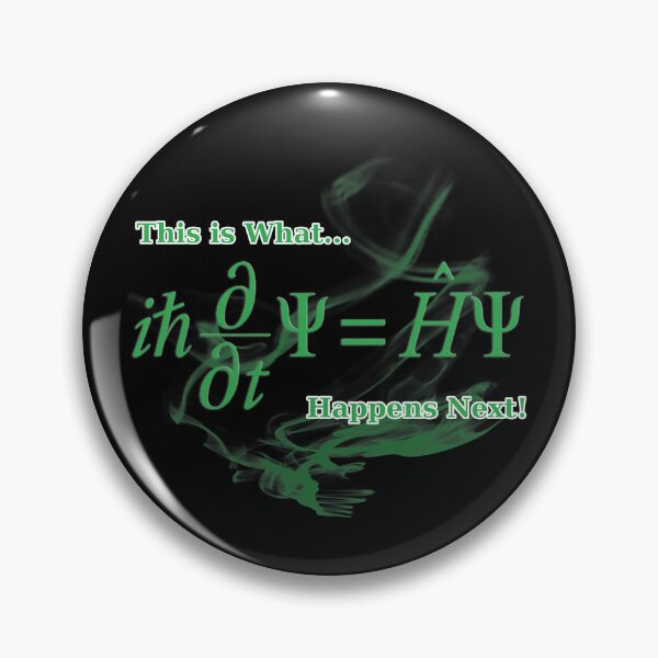 Item preview, Quantum Mechanics Physics Schrödinger's Equation Science AI Design designed and sold by Zanshin-Art.