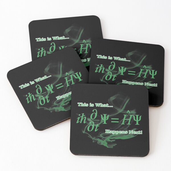 Item preview, Quantum Mechanics Physics Schrödinger's Equation Science AI Design designed and sold by Zanshin-Art.
