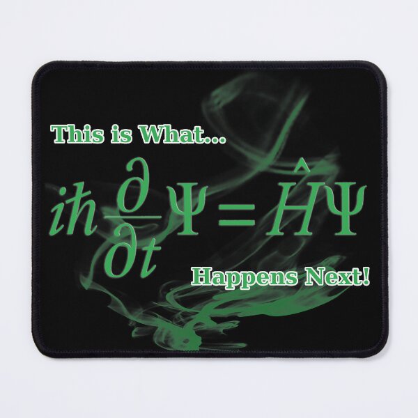 Item preview, Quantum Mechanics Physics Schrödinger's Equation Science AI Design designed and sold by Zanshin-Art.