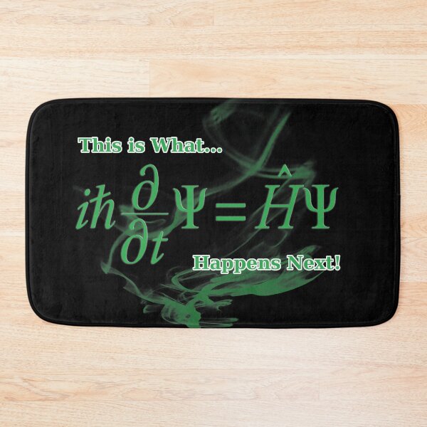 Item preview, Quantum Mechanics Physics Schrödinger's Equation Science AI Design designed and sold by Zanshin-Art.