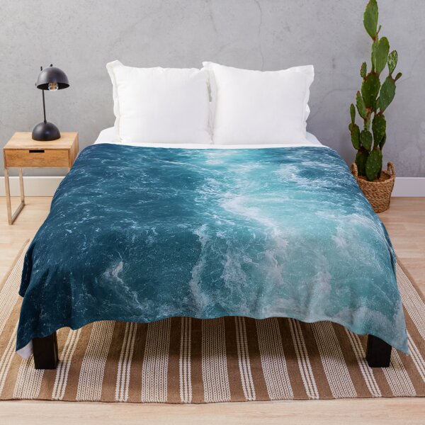 Item preview, Ondas de agua de mar de color azul y turquesa del océano designed and sold by DesignMore21.