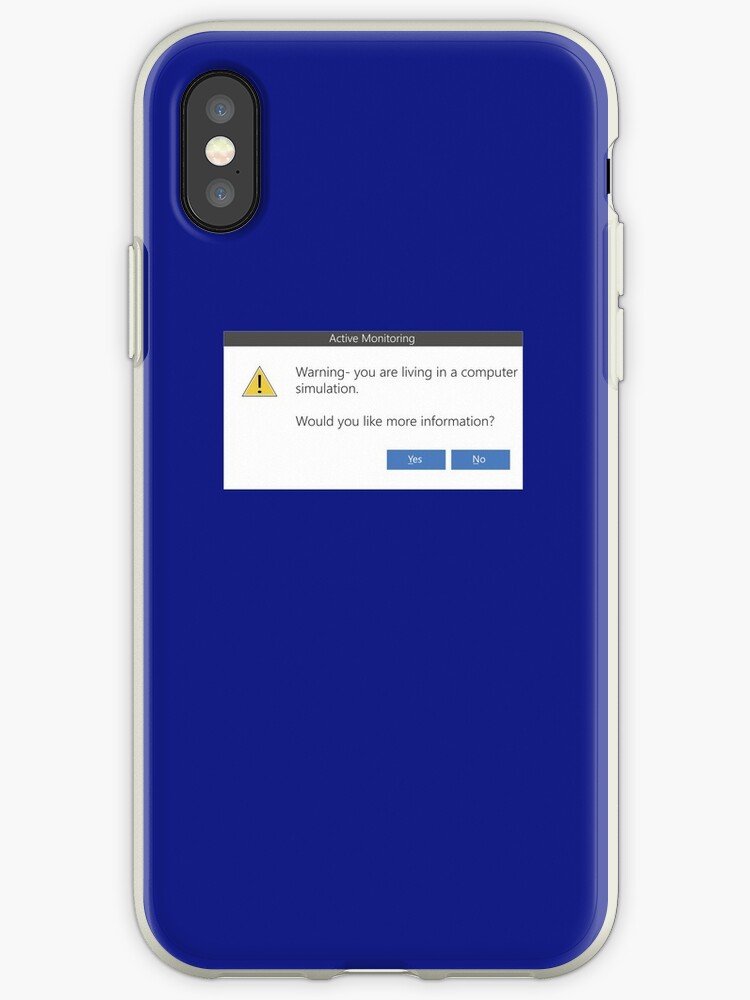 warning message windows pop up computer simulation iphone case by kinkykaiju message pop up