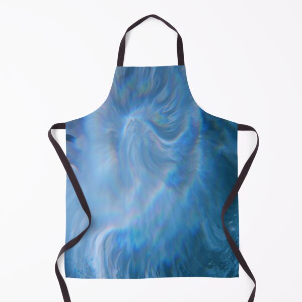 Item preview, Blue Swirl Abstract Liquid Marble Paint Textured Pattern Decorative Holographic Spirals designed and sold by HopefulFlower.