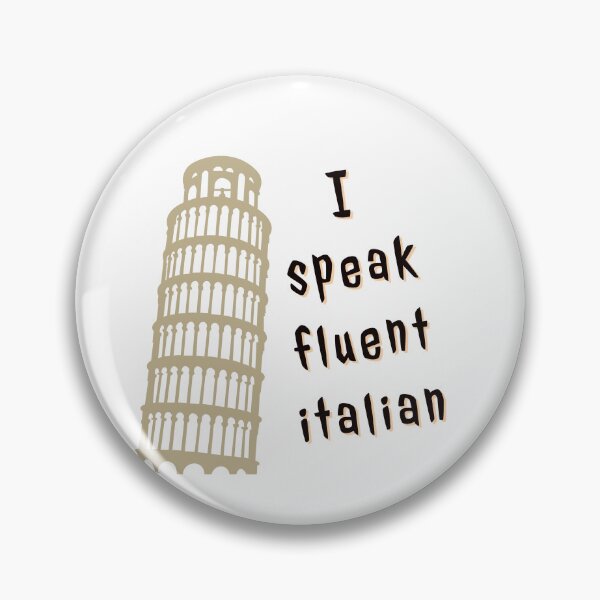 Item preview, I speak fluent italian designed and sold by Achikke.