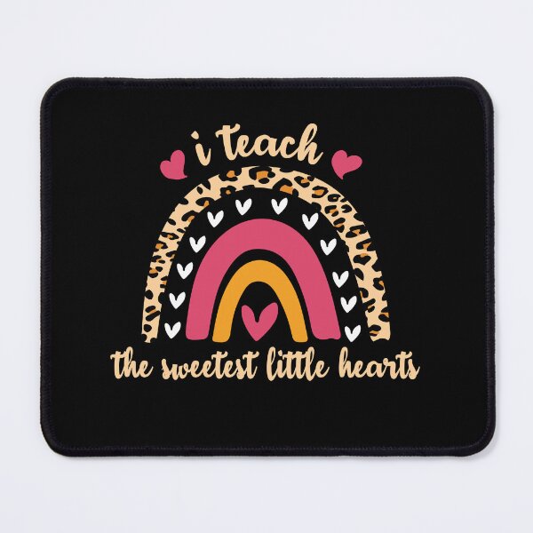 Item preview, I Teach The Sweetest little Hearts Rainbow Teacher Valentines Day Gift, Funny Valentine Teachers Quote designed and sold by holigan.