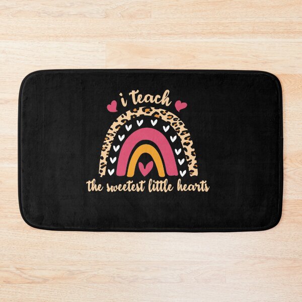 Item preview, I Teach The Sweetest little Hearts Rainbow Teacher Valentines Day Gift, Funny Valentine Teachers Quote designed and sold by holigan.