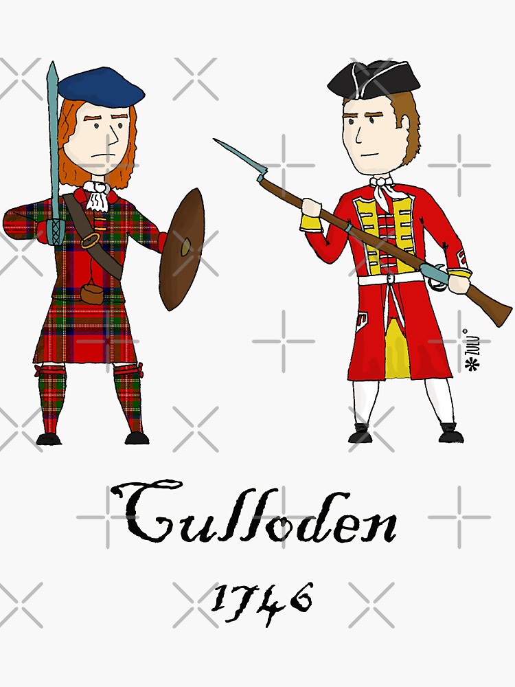 "Culloden" Sticker for Sale by ZuluHistoryTees Redbubble