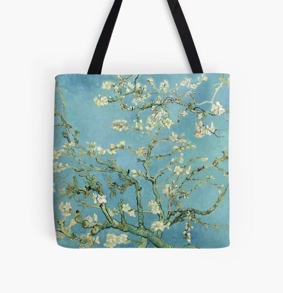 Almond Blossom Van Gogh Flower Tote Bag - Teeholly