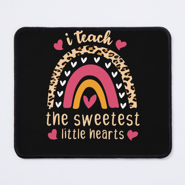 Item preview, I Teach The Sweetest little Hearts Rainbow Teacher Valentines Day Gift, Funny Valentine Teachers Quote designed and sold by holigan.