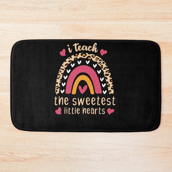 Item preview, I Teach The Sweetest little Hearts Rainbow Teacher Valentines Day Gift, Funny Valentine Teachers Quote designed and sold by holigan.