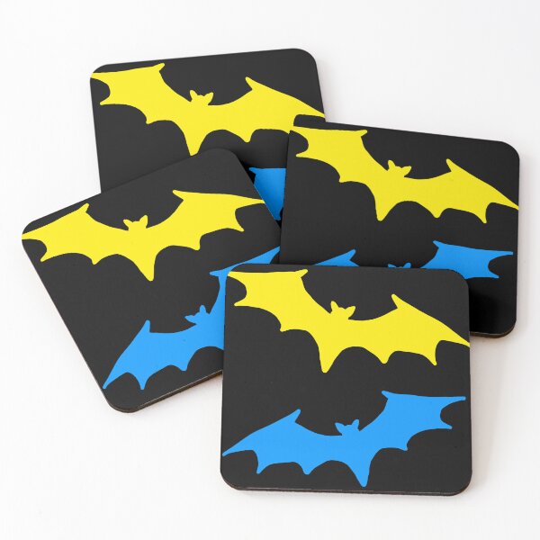 Item preview, Blue and yellow bats designed and sold by DemonicGloom.