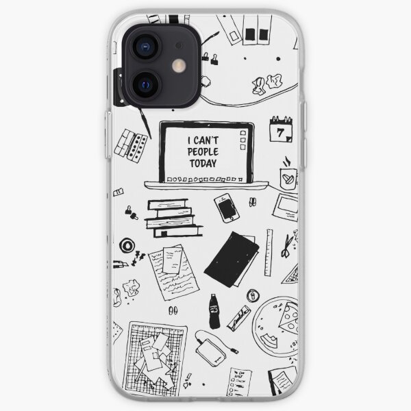 I Can't People Today iPhone Soft Case