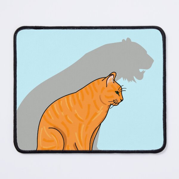 Item preview, Red Cat with Tiger Shadow designed and sold by FandomizedRose.