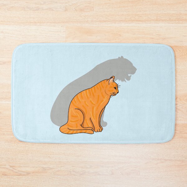 Item preview, Red Cat with Tiger Shadow designed and sold by FandomizedRose.