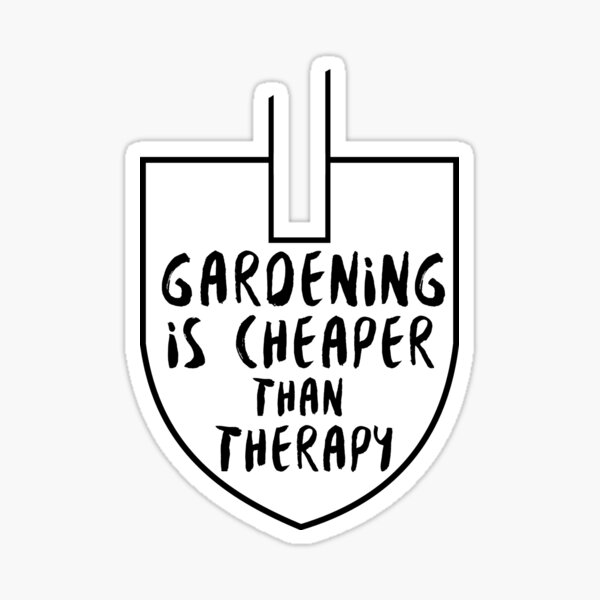 Gardening Sticker