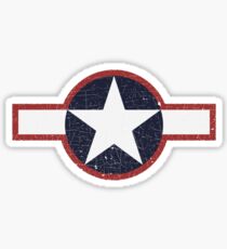 Vintage Look US Forces Roundel 1943 Sticker