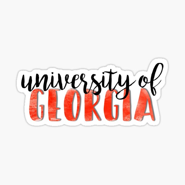 University of Georgia Sticker
