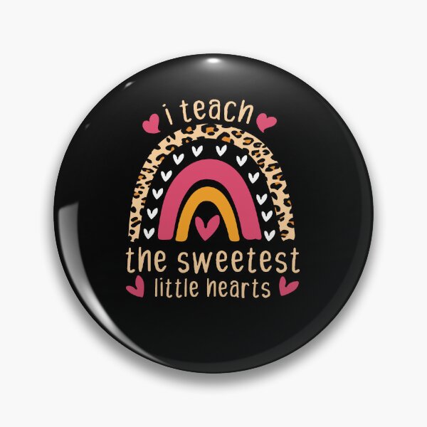 Item preview, Teach The Sweetest little Hearts Rainbow Teacher Valentines Day Gift, Funny Valentine Teachers Quote designed and sold by holigan.