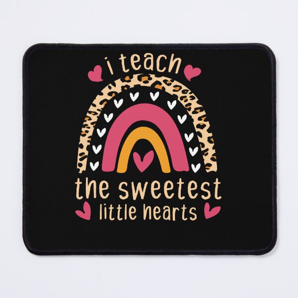 Item preview, Teach The Sweetest little Hearts Rainbow Teacher Valentines Day Gift, Funny Valentine Teachers Quote designed and sold by holigan.