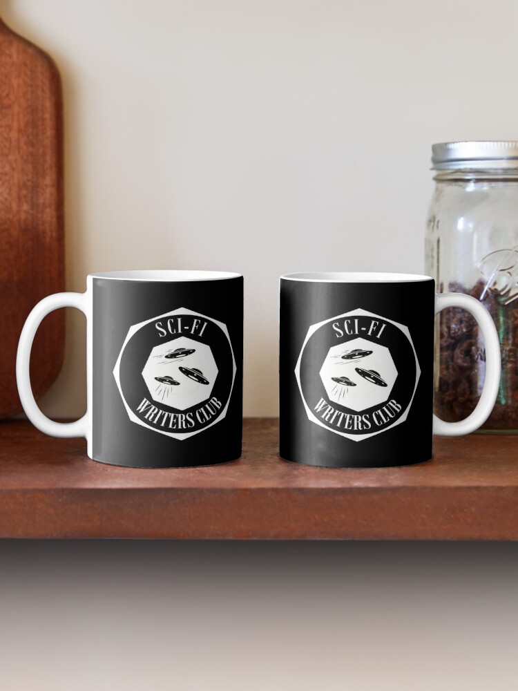 Thumbnail 2 of 6, Coffee Mug, Sci Fi Writers Club - for Writers designed and sold by Mindful-Designs.