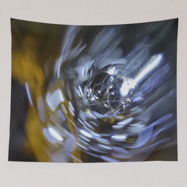 Artikelvorschau, Abstrakte Blume des blauen Lichtes Photographischer Druck entworfen und verkauft von SSymo.