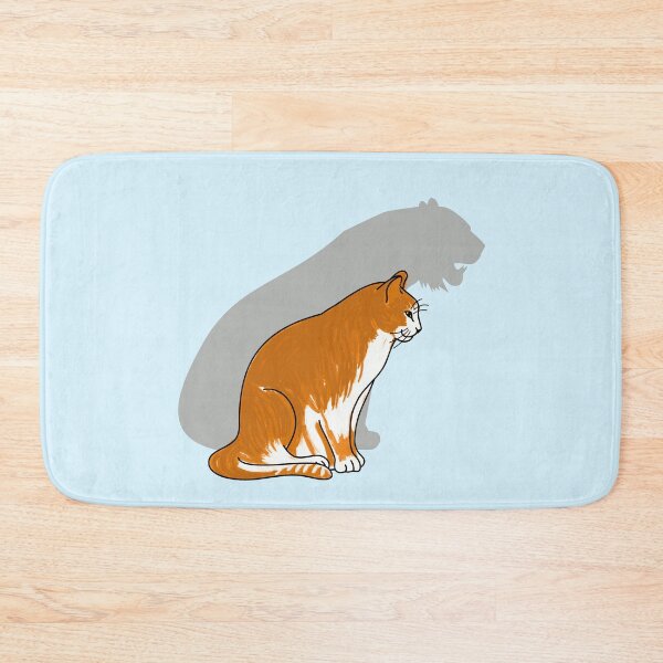 Item preview, White Red Cat with Tiger Shadow designed and sold by FandomizedRose.