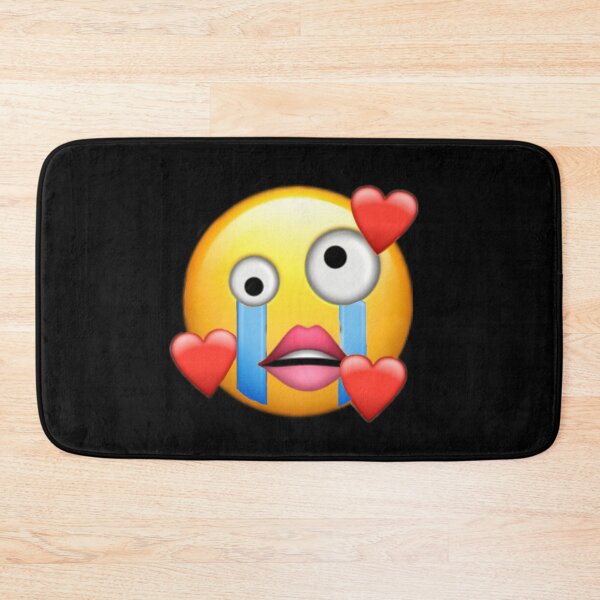 Item preview, Crying Emoji w/ Lips & Hearts designed and sold by DesignsbyAW.