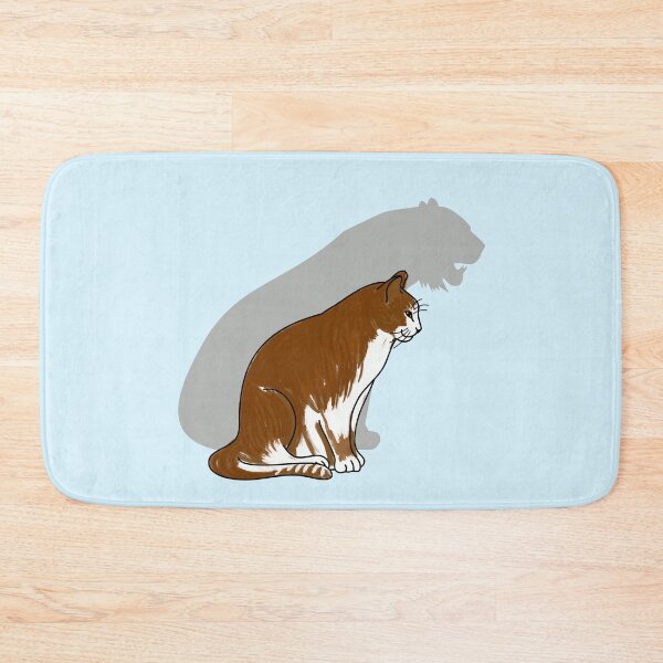 Item preview, White Brown Cat with Tiger Shadow designed and sold by FandomizedRose.