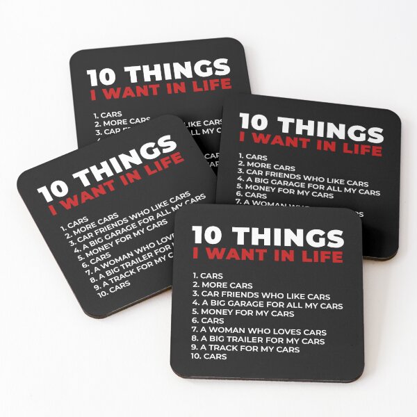 Item preview, Car Lovers 10 Things I Want In Life designed and sold by Express YRSLF.