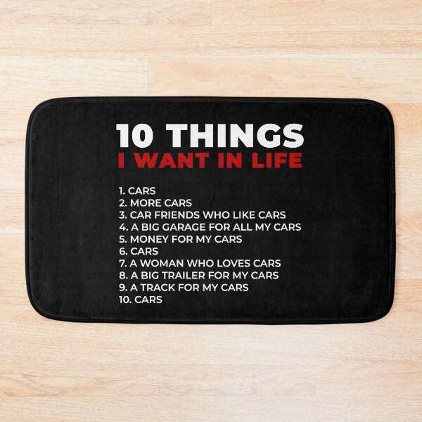 Item preview, Car Lovers 10 Things I Want In Life designed and sold by Express YRSLF.