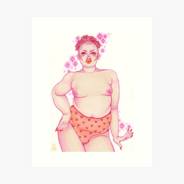 King Kawaii Kween Art Print