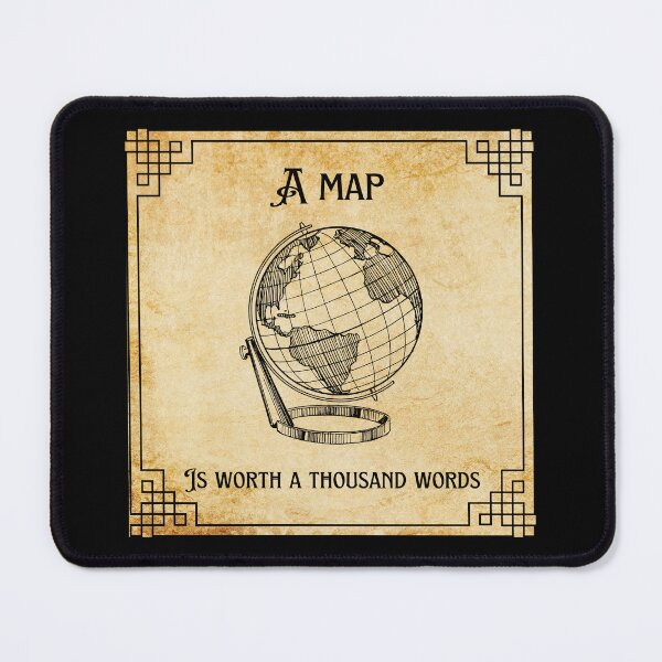 Item preview, A map is worth a thousand words designed and sold by Suzielie.