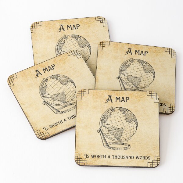 Item preview, A map is worth a thousand words designed and sold by Suzielie.