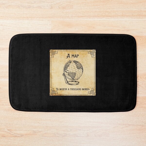 Item preview, A map is worth a thousand words designed and sold by Suzielie.