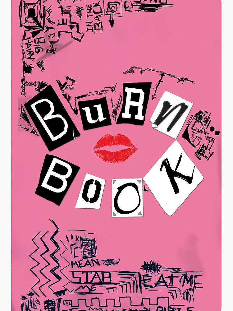 MEAN GIRLS Burn Book Pillow – Broadway Merchandise Shop by