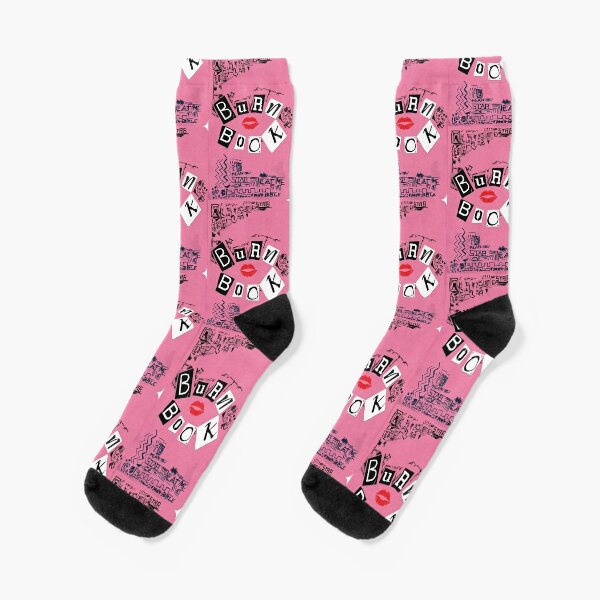 Burn Book Womens Mean Girls Crew Socks