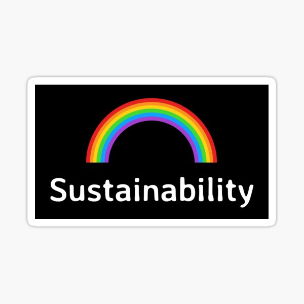 Item preview, Sustainability - Lgbti Rainbow designed and sold by pixelplaza.