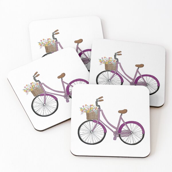 Item preview, Bicycle Ride and Flowers designed and sold by MKnowltonArt.