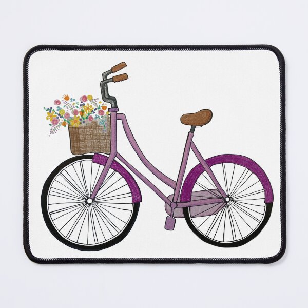 Item preview, Bicycle Ride and Flowers designed and sold by MKnowltonArt.