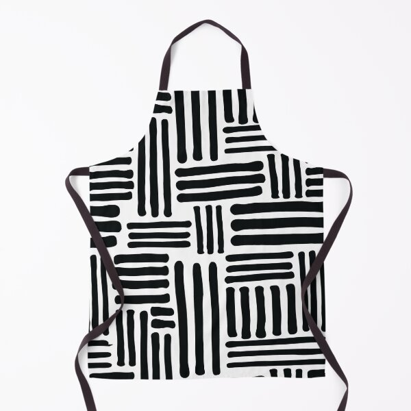 Item preview, Mid-century lines in black and white designed and sold by Kari Nichols.