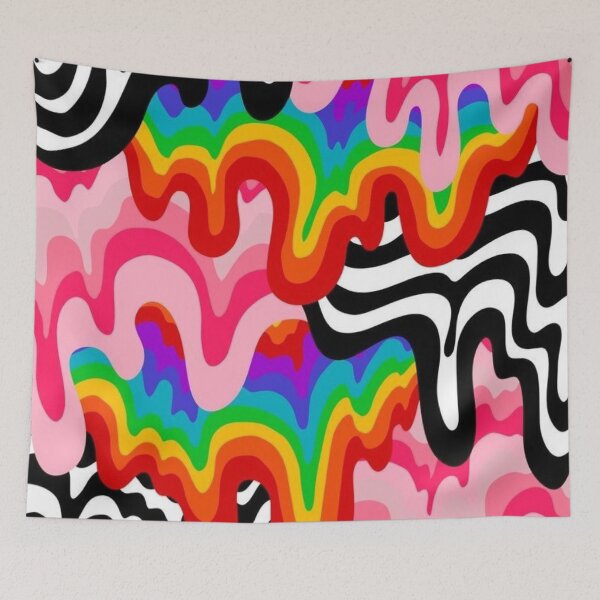 Item preview, Dripping Paint (multi colours) designed and sold by fudgecream.
