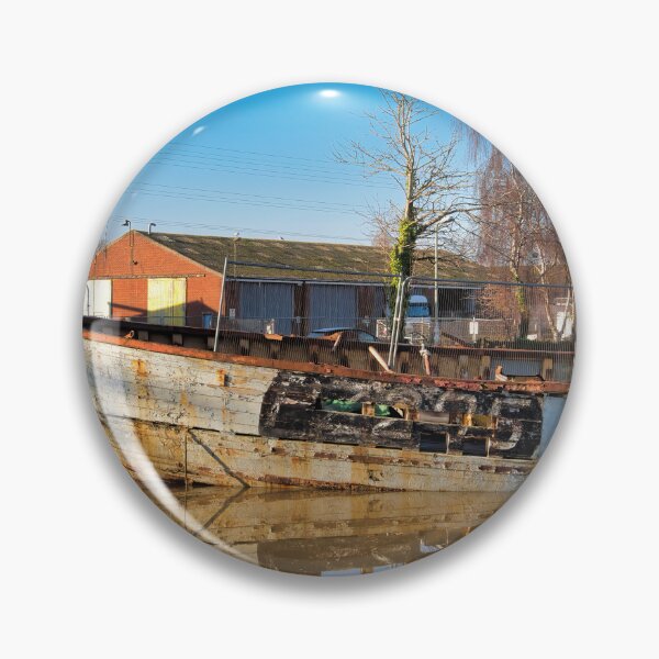 Item preview, Old Rusted Boats Along The Exeter Canal designed and sold by Dorset Girl.