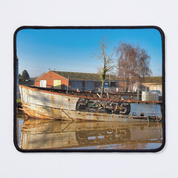 Item preview, Old Rusted Boats Along The Exeter Canal designed and sold by Dorset Girl.