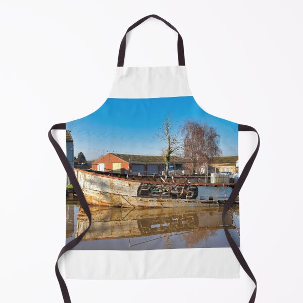 Item preview, Old Rusted Boats Along The Exeter Canal designed and sold by Dorset Girl.